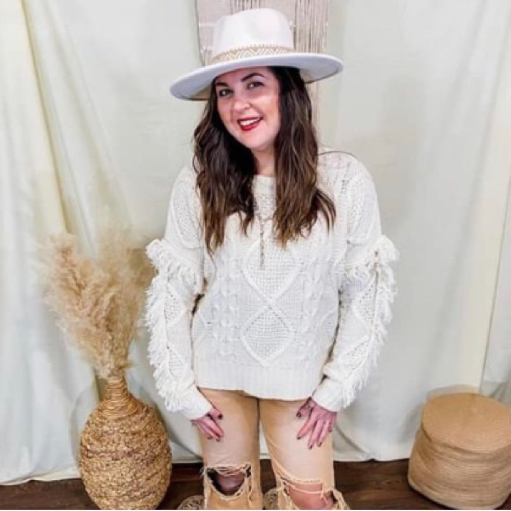 Fringe sweater